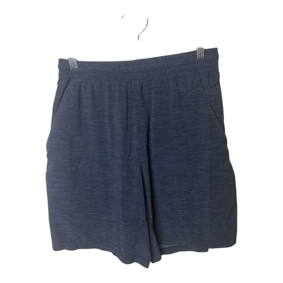 LULULEMON Pace Breaker Short Mens Small Heather Navy Blue - Picture 3 of 9
